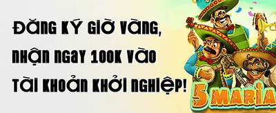 Thưởng Chào Mừng 100% Cho Thành Viên Mới promotion